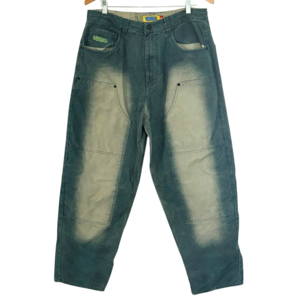 EMPYRE Petrol Wash Ultra Loose Jeans Size 32 Mens EUC